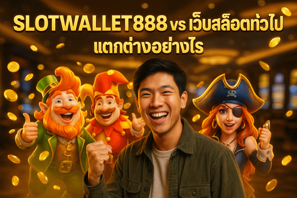 SLOTWALLET888 vs เว็บสล็อตทั่วไป แตกต่างอย่างไร
