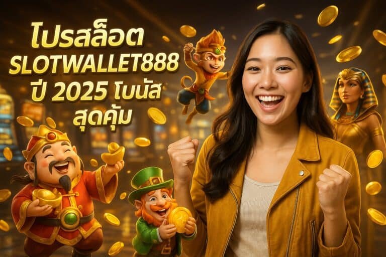 โปรสล็อต SLOTWALLET888 ปี 2025 โบนัสสุดคุ้ม