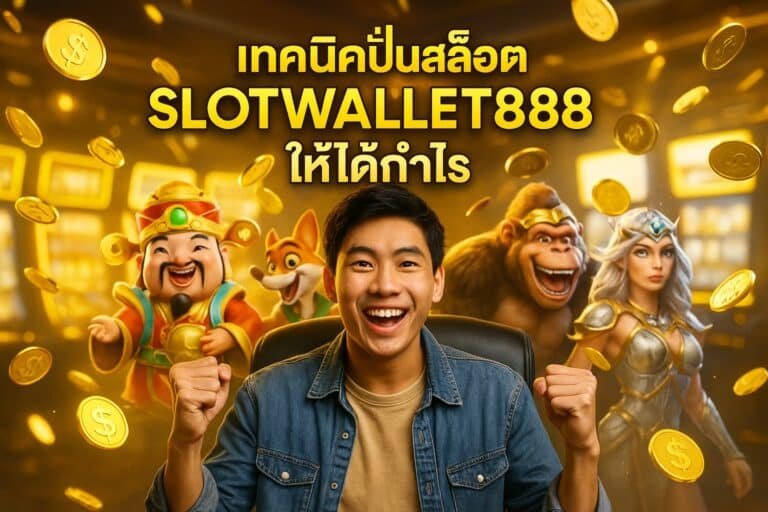 เทคนิคปั่นสล็อต SLOTWALLET888 ให้ได้กำไร